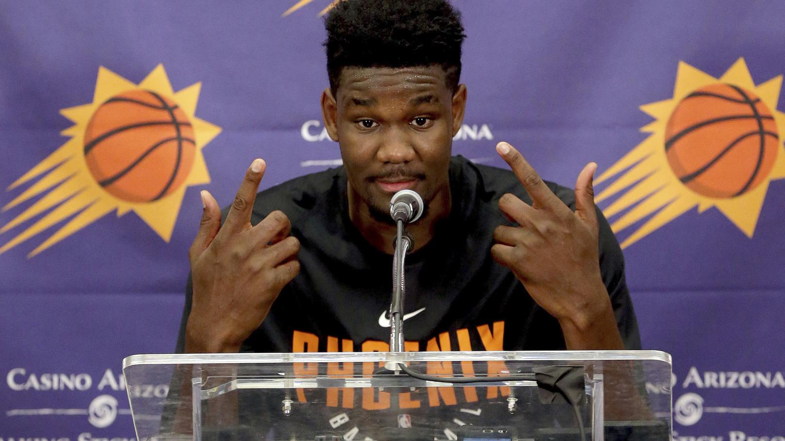 Watch: Deandre Ayton says he'll be No. 1 draft pick after Suns workout